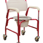 Silla Cómodo Ducha con Ruedas