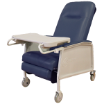 Sillon Reposet Reactiv Tipo Hemodalisis con Charola Desmontable y Rueda de 5"