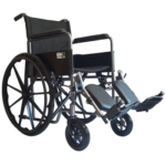 Silla de Ruedas 18" Silver Vein Con Elevapiernas MAG